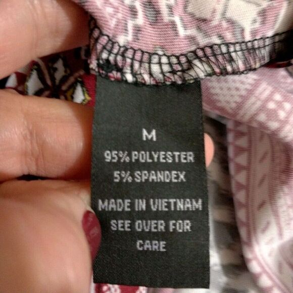 ALYX Womens Size Med Top Sleeveless Pullover Multicolor Long Flowy Tank Blouse - Picture 5 of 6